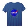 NASA Official Logo In The Stars Graphic Kurzarm T-Shirt – Offiziell lizenziertes Raumfahrt-Design für NASA Fans