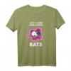Just a girl who loves rats - T-Shirt für Rattenliebhaberinnen, ideales Weihnachts- und Geburtstagsgeschenk für Rattenfans