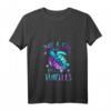 Damen T-Shirt mit Galaxie Raum und Schildkröten - Perfektes Geschenk für Mädchen und Frauen, die Meeresschildkröten lieben