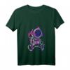 Damen Raum Galaxie Raumfahrer Wissenschaft Kosmonaut T-Shirt mit V-Ausschnitt – Lustiges Geschenk für Geburtstag, Weihnachten & mehr