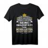 Der Schulleiter Betritt Den Raum T-Shirt – Witziges Schulmotiv für Lehrer, Pädagogen & Schulleitung als Geschenkidee