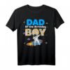 Dad Of The Birthday Boy Astronaut Raum Geburtstagskind T-Shirt - Lustiges Weltraum-Design für Kinderpartys & Geburtstagsfeiern