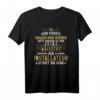 Herren Seine Majestät Der Installateur Betritt Den Raum T-Shirt – Lustiges Geschenk für Installateure, Klempner & Heizungsbauer
