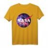 NASA Purple Pink Mix Galaxy Style Logo Graphic T-Shirt - Lizenziertes Space Design für NASA Fans