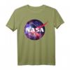 NASA Purple Pink Mix Galaxy Style Logo Graphic T-Shirt - Lizenziertes Space Design für NASA Fans