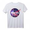 NASA Purple Pink Mix Galaxy Style Logo Graphic T-Shirt - Lizenziertes Space Design für NASA Fans