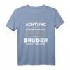 Achtung erheben Sie sich, Majestät Bruder betritt den Raum T-Shirt – Lustiges Geschenk für Bruder zu Geburtstag, Muttertag, Vatertag & Weihnachten