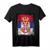 Flagge Serbien serbische Fahne Wappen Adler Serbia T-Shirt – Perfektes Geschenk für Serben und Serbien-Liebhaber, ideal für Reisen und Feierlichkeiten