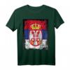 Flagge Serbien serbische Fahne Wappen Adler Serbia T-Shirt – Perfektes Geschenk für Serben und Serbien-Liebhaber, ideal für Reisen und Feierlichkeiten