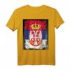 Flagge Serbien serbische Fahne Wappen Adler Serbia T-Shirt – Perfektes Geschenk für Serben und Serbien-Liebhaber, ideal für Reisen und Feierlichkeiten