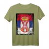 Flagge Serbien serbische Fahne Wappen Adler Serbia T-Shirt – Perfektes Geschenk für Serben und Serbien-Liebhaber, ideal für Reisen und Feierlichkeiten