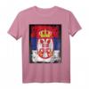 Flagge Serbien serbische Fahne Wappen Adler Serbia T-Shirt – Perfektes Geschenk für Serben und Serbien-Liebhaber, ideal für Reisen und Feierlichkeiten