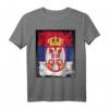Flagge Serbien serbische Fahne Wappen Adler Serbia T-Shirt – Perfektes Geschenk für Serben und Serbien-Liebhaber, ideal für Reisen und Feierlichkeiten