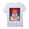 Flagge Serbien serbische Fahne Wappen Adler Serbia T-Shirt – Perfektes Geschenk für Serben und Serbien-Liebhaber, ideal für Reisen und Feierlichkeiten