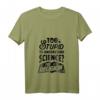 Damen Too Stupid To Understand Science Try Religion Chemie T-Shirt mit V-Ausschnitt – Sarkastisches Geschenk für Chemiker, Wissenschaftler & Lehrer