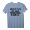 Birthplace Earth | Race Menschen | Politik & Religion T-Shirt – Gesellschaftliches Statement & Geschenkidee