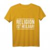 Religion ist heilbar! Lustiges Atheismus Spruch T-Shirt – Witziges Geschenk für Atheisten, Agnostiker und Skeptiker zu Weihnachten & Geburtstag