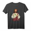 Jesus Christus raucht Cannabis - Lustiges Kiffer Religion Hanf THC T-Shirt für Humor und Gemeinschaft