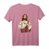 Jesus Christus raucht Cannabis - Lustiges Kiffer Religion Hanf THC T-Shirt für Humor und Gemeinschaft