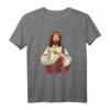 Jesus Christus raucht Cannabis - Lustiges Kiffer Religion Hanf THC T-Shirt für Humor und Gemeinschaft