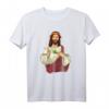 Jesus Christus raucht Cannabis - Lustiges Kiffer Religion Hanf THC T-Shirt für Humor und Gemeinschaft