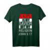Jesus Is My Savior Not My Religion T-Shirt - Religiöses Christliches Geschenk für Glaubensbekundung und besondere Anlässe