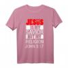 Jesus Is My Savior Not My Religion T-Shirt - Religiöses Christliches Geschenk für Glaubensbekundung und besondere Anlässe