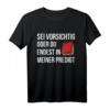 Sei Vorsichtig Oder Du Endest In Meiner Predigt Pfarrer T-Shirt – Lustiges religiöses Motiv für Gottesdienste & Christen als Geschenk