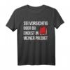 Sei Vorsichtig Oder Du Endest In Meiner Predigt Pfarrer T-Shirt – Lustiges religiöses Motiv für Gottesdienste & Christen als Geschenk