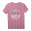 Burn Fat Not Oil Umweltschutz und Klimaschutz T-Shirt - Für umweltbewusste Radfahrer und Nachhaltigkeitsbewusste