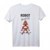 Roboter Maschine Robot Skater Technik Skateboard lustig T-Shirt - Perfektes Geschenk für Technik-, Robotik- und Skateboard-Fans sowie Kinder