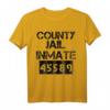 Halloween County Jail Inmate Kostüm T-Shirt – Lustiges Last Minute Gefängnis Kostüm für Familien, Freunde & Partys
