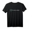 Funny Nerd - I Am Not A Robot - Captcha Bot - Programmer T-Shirt für Geek, Gamer & Tech Fans | Lustiges Retro Nerd Shirt für Männer, Frauen & Kinder