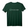 Funny Nerd - I Am Not A Robot - Captcha Bot - Programmer T-Shirt für Geek, Gamer & Tech Fans | Lustiges Retro Nerd Shirt für Männer, Frauen & Kinder