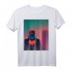 Roboter mit großem Herz T-Shirt – Romantisches Sci-Fi Design für Nerds, Gamer & Valentinstagsgeschenke