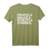 HapOwl T-Shirt mit Piraten, Ninjas, Robotern und Zombies - Kreatives Geburtstagsoutfit für Männer und Frauen