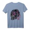 Cyberpunk Schädel T-Shirt - Futuristisches Streetwear-Shirt mit klassischem Schnitt und langlebigem Saum
