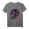 Cyberpunk Schädel T-Shirt - Futuristisches Streetwear-Shirt mit klassischem Schnitt und langlebigem Saum