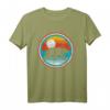 Retro Bear Silhouette & 80's Style Sun Vintage Graphic T-Shirt - Klassisch geschnitten, doppelt genähter Saum