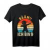 Kinder Dabbing 9 Jahre Jungen T-Shirt zum Geburtstag - Cooles Geburtstagsgeschenk für Jungs