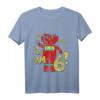 Kinder Kids 6. Geburtstag T-Shirt - Roboter Motiv für Jungen, Party Outfit, Buntes Geburtstags Shirt in 5 Farben