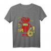 Kinder Kids 6. Geburtstag T-Shirt - Roboter Motiv für Jungen, Party Outfit, Buntes Geburtstags Shirt in 5 Farben