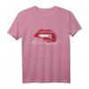 Weniger reden, mehr küssen - Sexy Lips Kussmund Romantik T-Shirt für Paare, Geburtstag, Weihnachten & Jahrestag