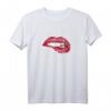 Weniger reden, mehr küssen - Sexy Lips Kussmund Romantik T-Shirt für Paare, Geburtstag, Weihnachten & Jahrestag