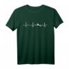Ich liebe Rudern Herzschlag T-Shirt – Perfektes Wassersport Geschenk für Ruder- und Paddelfans, Männer, Frauen & Kinder