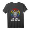 Be Gay Hail Satan LGBT Ziege T-Shirt – Gothic Pride Mode für CSD & Pride Month Liebhaber