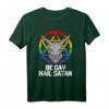 Be Gay Hail Satan LGBT Ziege T-Shirt – Gothic Pride Mode für CSD & Pride Month Liebhaber