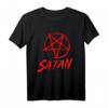 Evil Devil Occult Pentagram Satanic T-Shirt – Dunkle Gothic Kleidung für Metal-, Wiccan- & Satan-Liebhaber