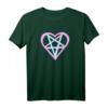 Yami Kawaii Pastel Goth Pentagramm Herz I Love Satan T-Shirt – Perfekt für Gothic Fans & Geburtstagsgeschenke