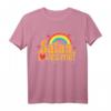 Satan liebt mich T-Shirt im Kawaii-Stil mit Regenbogen und Herzen – Perfekt für Gothic, Death Metal und dunklen Humor